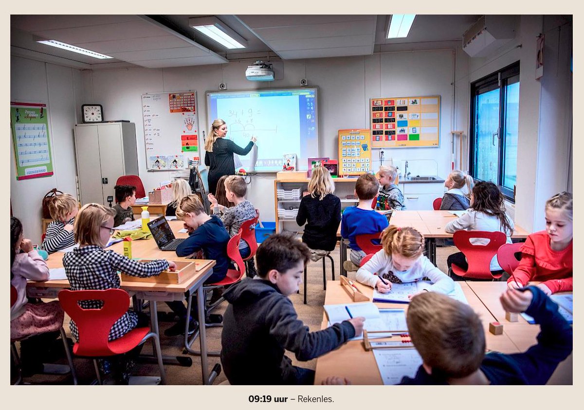 "De volle werkdag van juf Antina, leerkracht op een basisschool": een sterk beeldverslag van een mooi en belangrijk vak (Volkskrant 26/2, met 6 van de 15 foto's): volkskrant.nl/kijkverder/v/2…