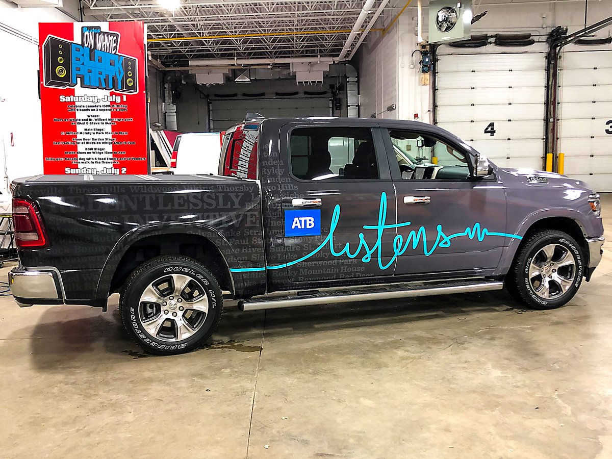 CowanGraphics's tweet photo. @atbfinancial #fullwrap #colourchange
@3mfilms #IJ180MC w/ Gloss laminate 😎
#Dodge #Ram #Laramie #Longhorn #vinyl #graphic #wrap
#CGprint #CGinstall
#yeg #yyc #yxe https://t.co/WllZa0ji37