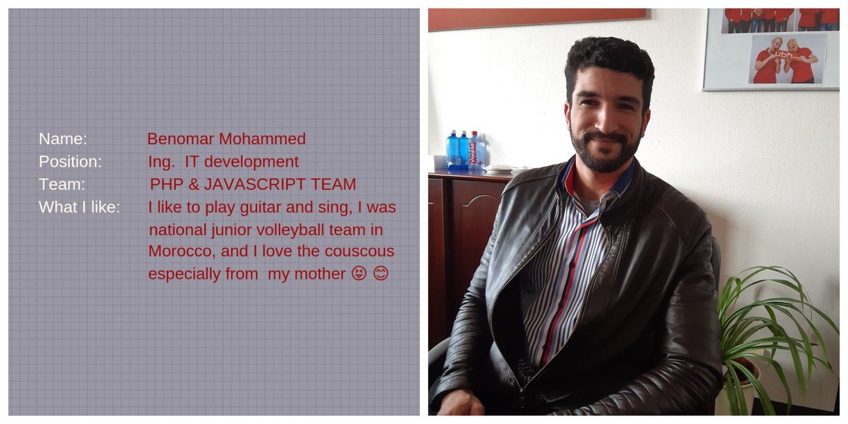 MartaUBK's tweet image. PHP TÝM SE OPĚT ROZRŮSTÁ!
Novorozeného Tadeáše střídá Mohammed a my ho u nás vřele vítáme! 🤝
#novykolega #mohammed #programator #PHPtym #UBKstories