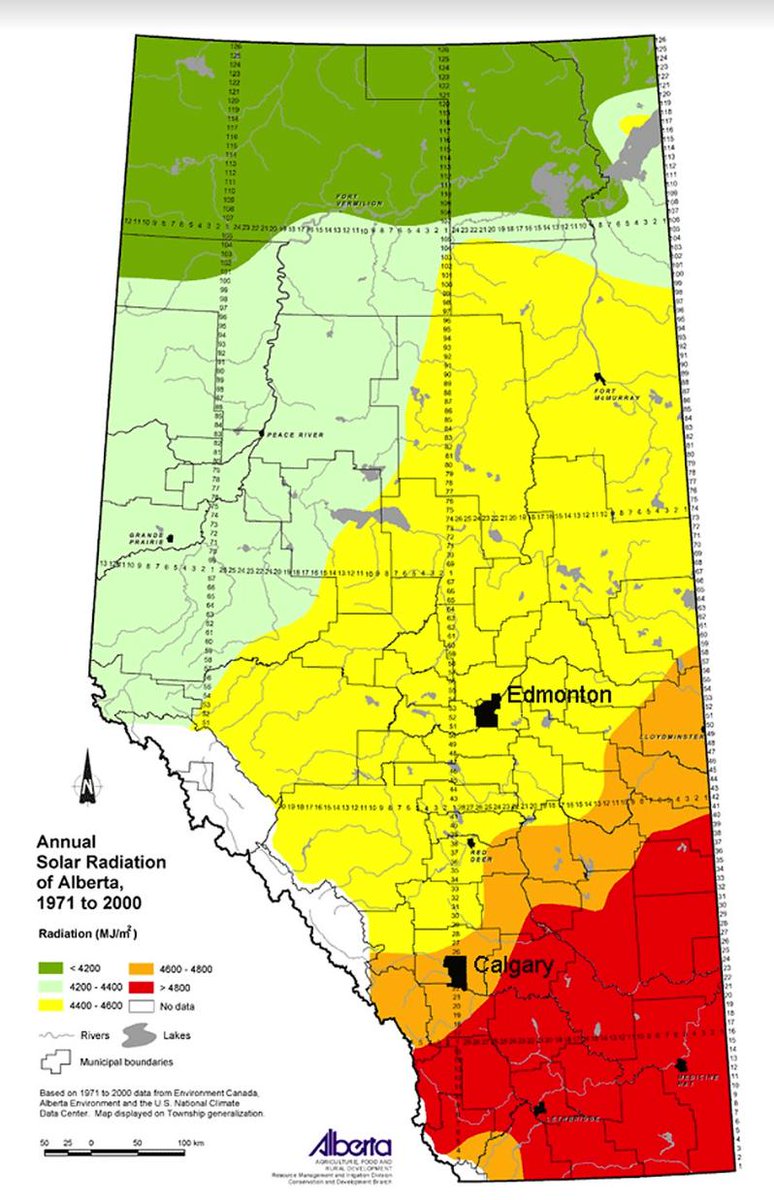 Did you know Alberta Solar PV systems can produce roughly the same amount of energy as in Miami, Florida?

Stay tuned for more solar courses available at eclipsesolar.ca

#SolarEnergy #Alberta