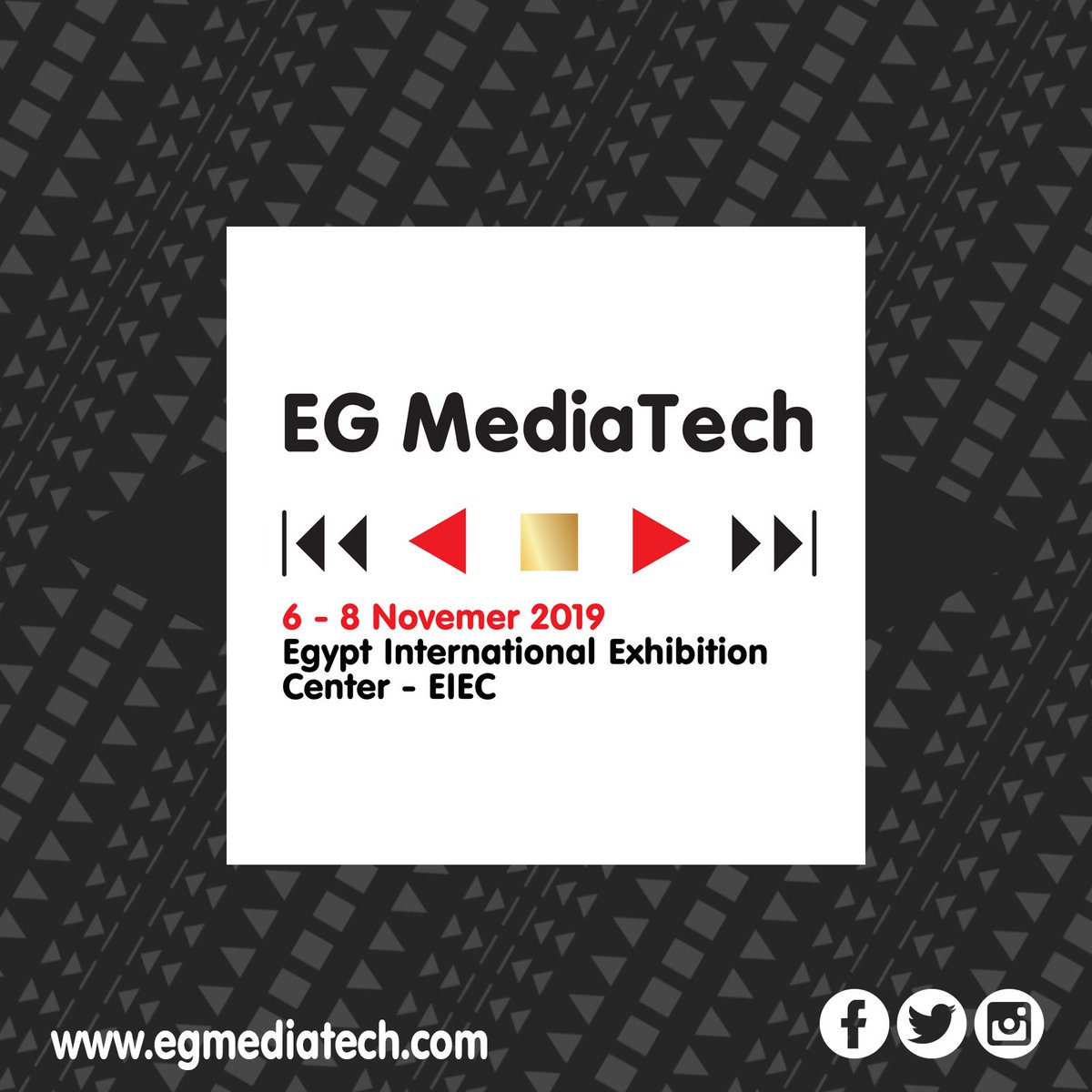 MediatechEg's tweet photo. After much consultation with the market, we have had to postpone EG MediaTech to 6 - 8 November 2019. This moves the event away from a busy period in the media technology events market and allows more time to confirm international attendees as well as governmental support.
#Egypt https://t.co/85LRqutzHl