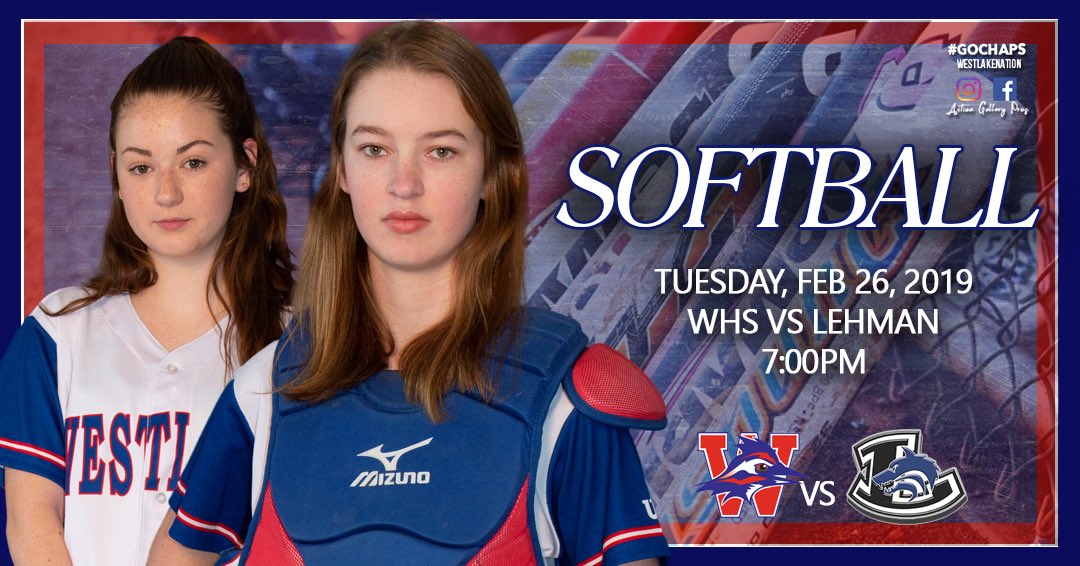 Westlake_Nation's tweet photo. It’s a #GameDayTuesday as Westlake is back in District play tonight as the Chaps head to Lehman. #GoChaps 🥎 https://t.co/mkF9sKMpI9