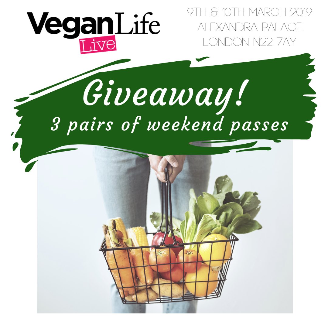 Check out our Instagram and Facebook profiles for a chance to win a pair of tickets to the VeganLife Live! #vegans #zerowaste