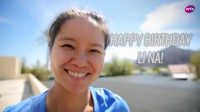 Happy birthday, Li Na!   