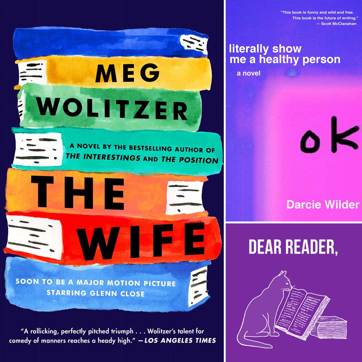 MegaphonicFm's tweet image. On the latest Dear Reader (@DearReaderFM), Michael explores the experimentalism of Darcie Wilder’s literally show me a healthy person, while Emily enjoys the nuance of Meg Wolitzer’s The Wife.

megaphonic.fm/reader/3