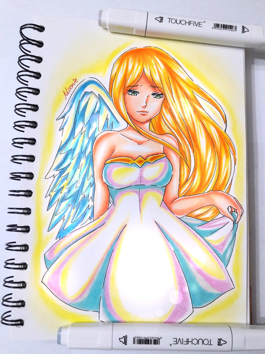Mooniedraw's tweet photo. 😇Angels and Demons😇
Ahhh, here is our oc collab with @nyx_aurelia we did not do long ago😋 I did her oc Themis and she did my oc Ivory🙈💕 Super happy with it and super happy with being ur friend🙈😋😂 https://t.co/aContBHhCs