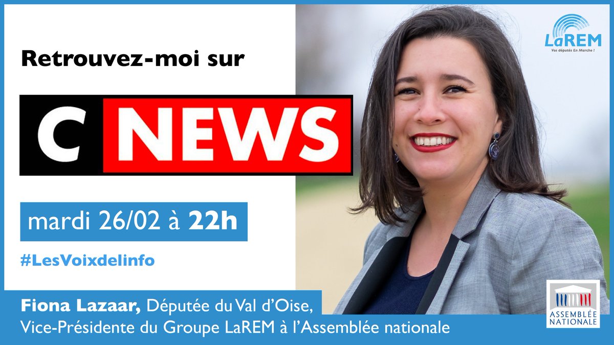 Je vous donne RDV ce soir sur <a href="/CNEWS/">CNEWS</a> dans #Lesvoixdelinfo avec <a href="/SoMabrouk/">Mabrouk Sonia</a> ! Canal 16 📺