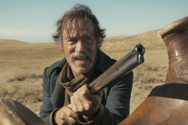 First hero shown in the film is other cattle driver who protects her from the savages. Says “take down their leader & the rest scatter” obv parallel of how demons flee if you get better of Satan. He fights valiantly but appears to fall at one point (Christ on Good Friday)... 13/