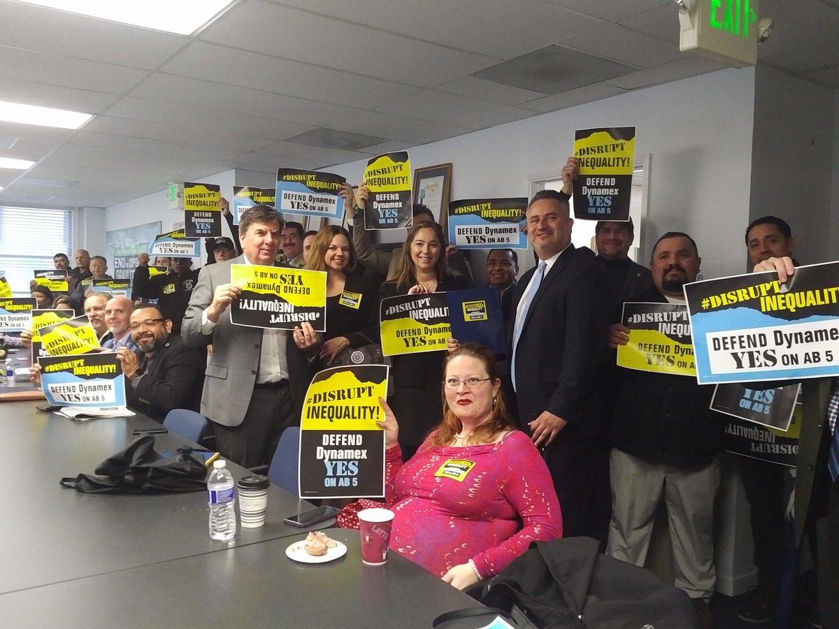 Labor is unified! Let's expand workers rights and rebuild the middle class! #DefendDynamex #DisruptInequality #AB5 @CaliforniaLabor @CA_Bldg_Trades @CalTeamstersPAC @seiucalifornia @UFCWWSC8 @IBEW465 @UALocalUnion230 @cema_oe3 @GigWorkersRise @WorkFamilyCA