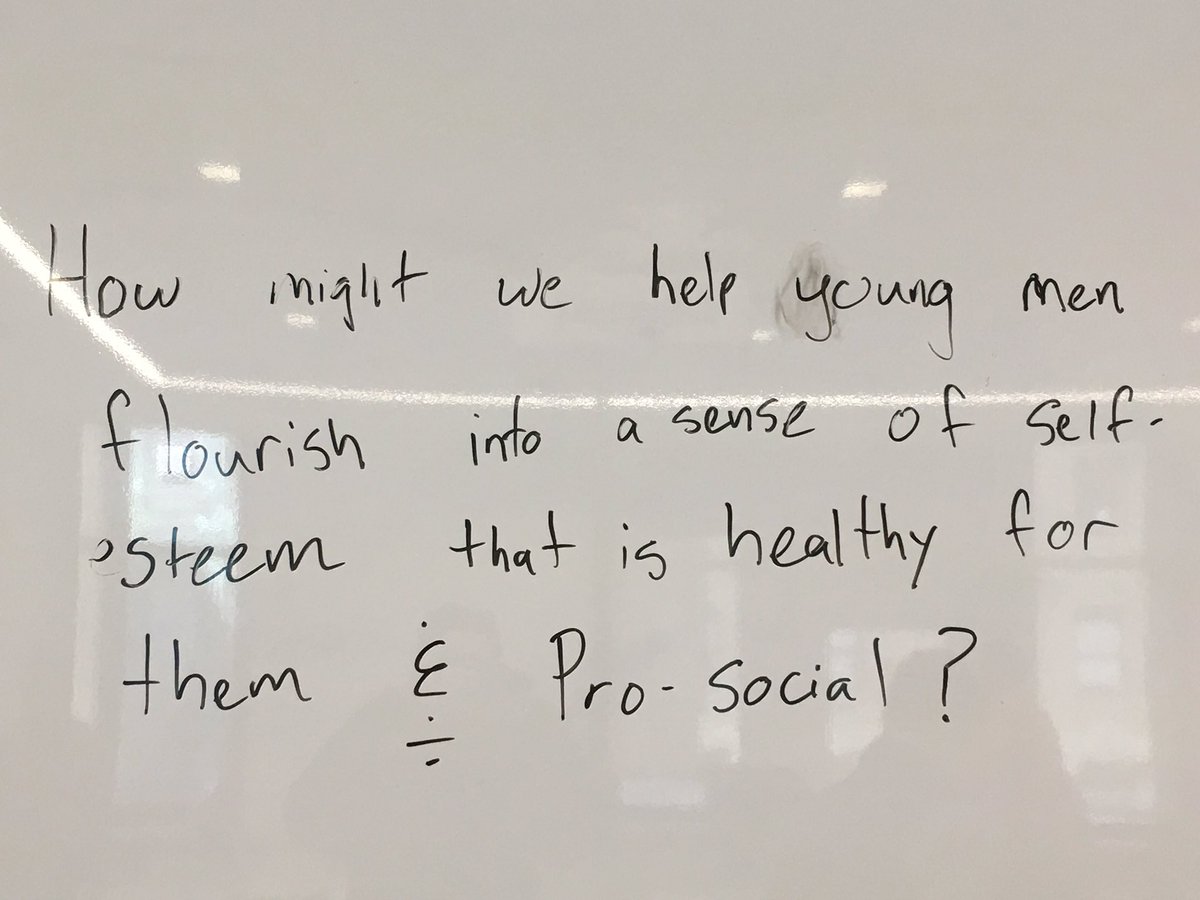 ShaneCappuccio's tweet photo. How do we better educate students about masculinity? #Klingenstein #Klingchats #bettertomorrow #DEI @NicoleFurlonge @iamProfeB https://t.co/JjNDSH7Fhr