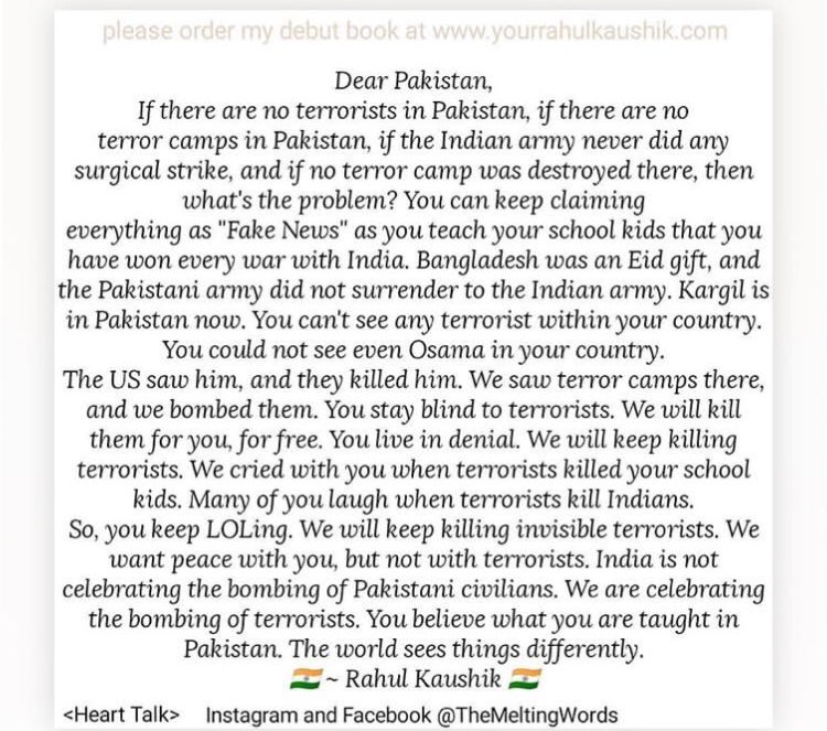 Read This. Jai Hind #BharatMataKiJay #IndianStrikesBack 🇮🇳💪