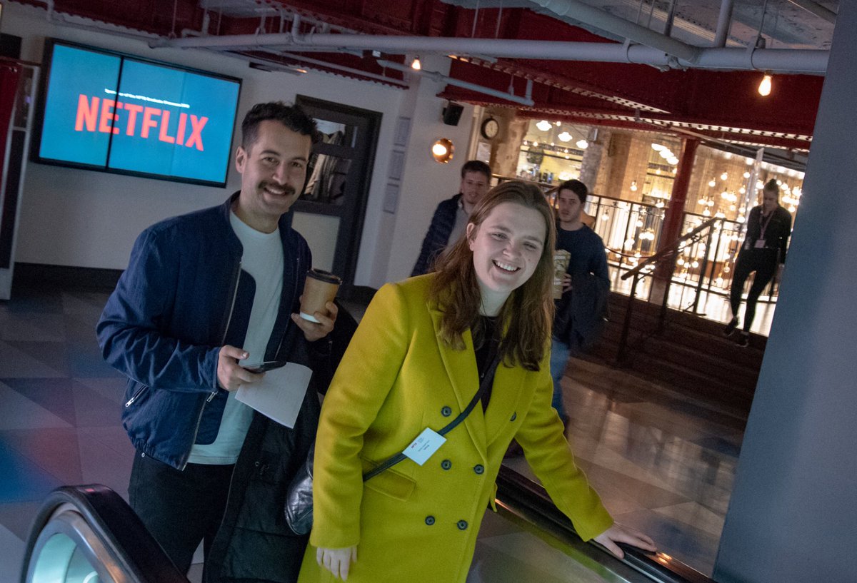 jonwardle's tweet photo. Day 2 of the #NFTSgradshow sponsored by @netflixuk is almost over. It’s been another great day showcasing student work across Games, Documentary, Marketing and Programming and Curation. One more day to go and then our Graduation Ceremony! https://t.co/NpVCAzOvPx