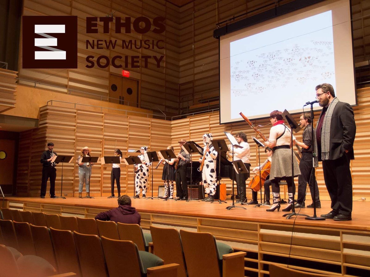 A successful Student Composers Concert:
Premieres and THE Premier Cow Themed Ensemble.

You won’t want to miss the next one: 
March 29th 8pm Rosch Recital Hall

#ethos #narayanascows #newmusic #fredonia #studentcomposersconcert