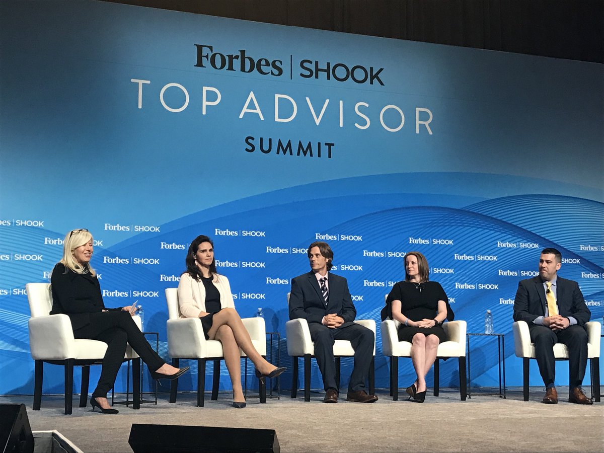 Maddison's and Connor's parents spoke to attendees about their fight against childhood cancer: "It's really important that no other child has to go through this." #ForbesTopAdvisor