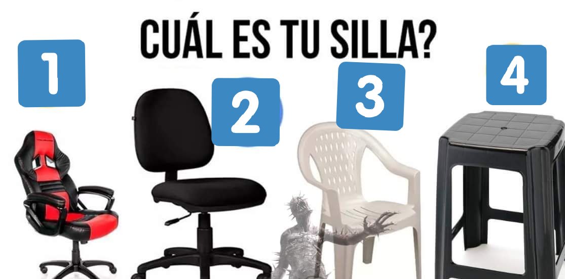 rtofavvv's tweet photo. ¿Cuál es tu silla?
RT ↪ 1-2
FAV ↪ 3-4 https://t.co/JSidse1IeC