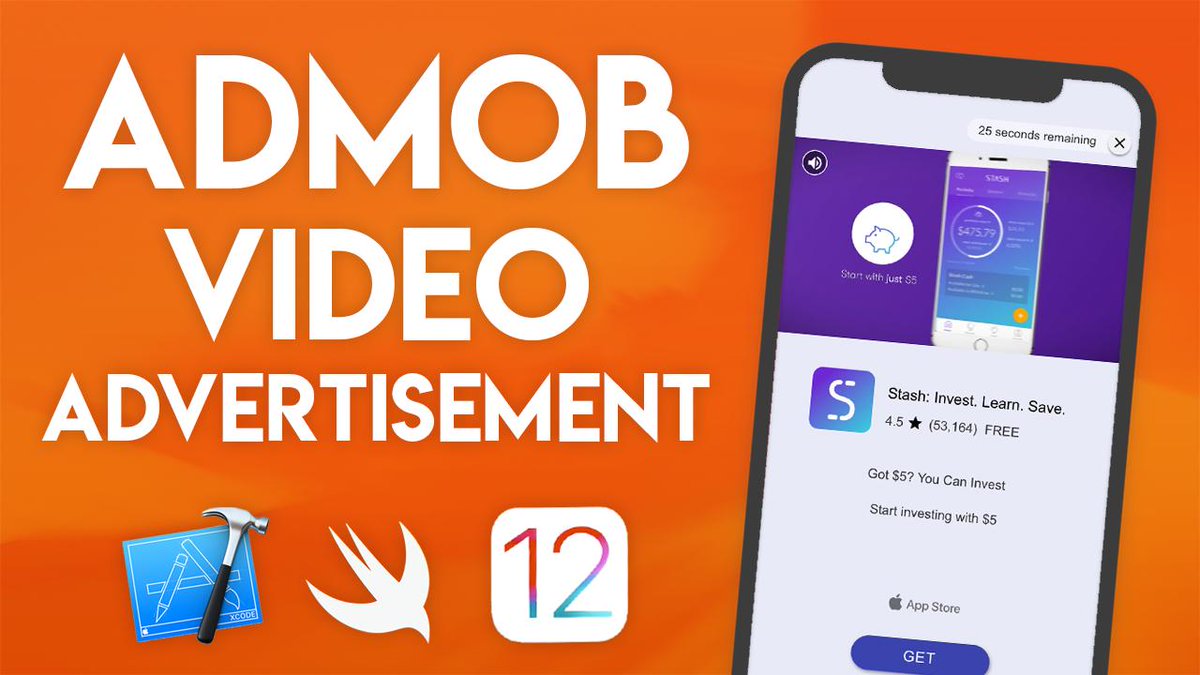 GeekyLemon's tweet image. Swift 4.2 Xcode Tutorial - AdMob Video Reward Ads - iOS 12 Geeky Lemon Development - geekylemon.com/admob-video-re…