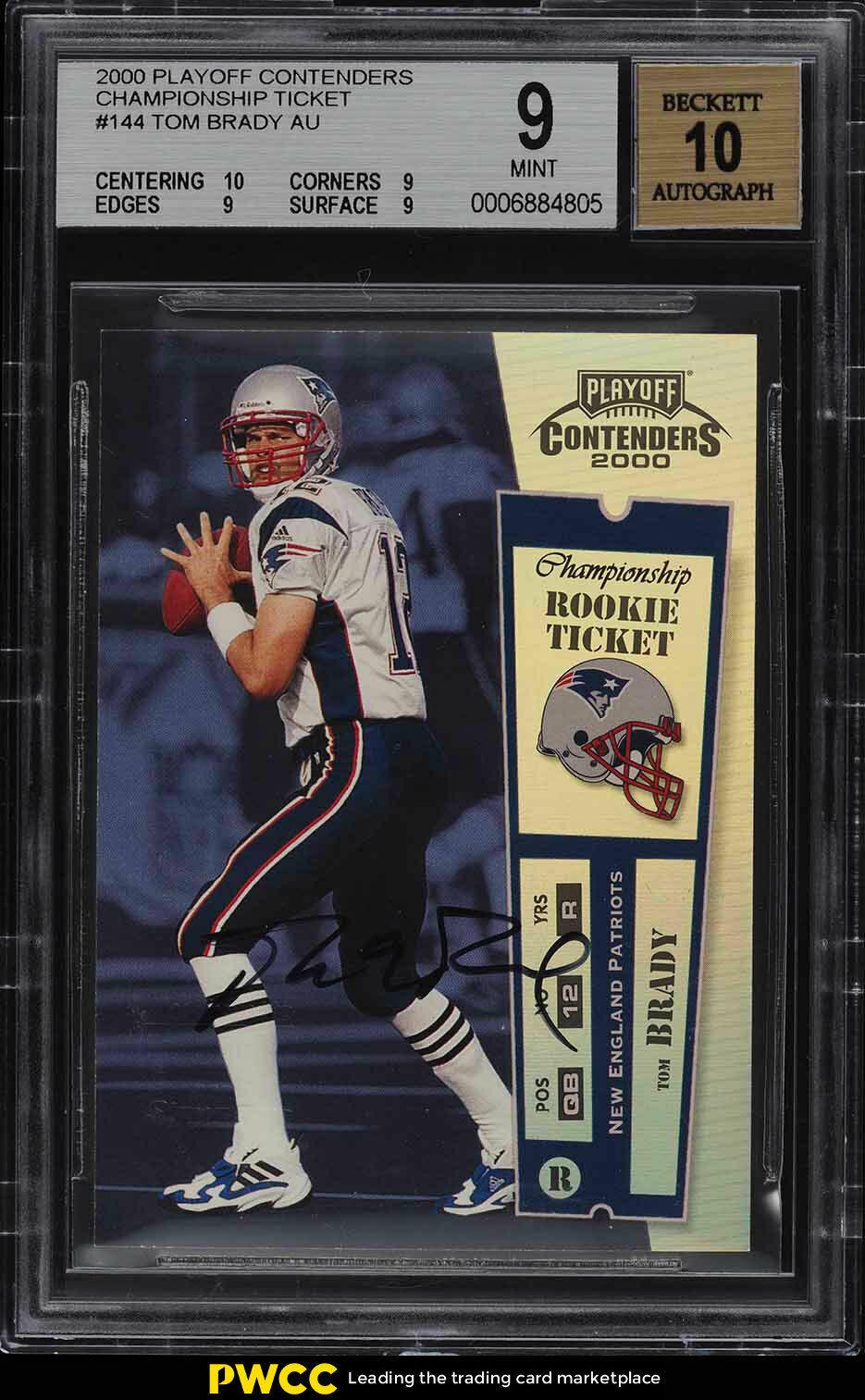 Tom Brady rookie card sells for record $1.32 million
