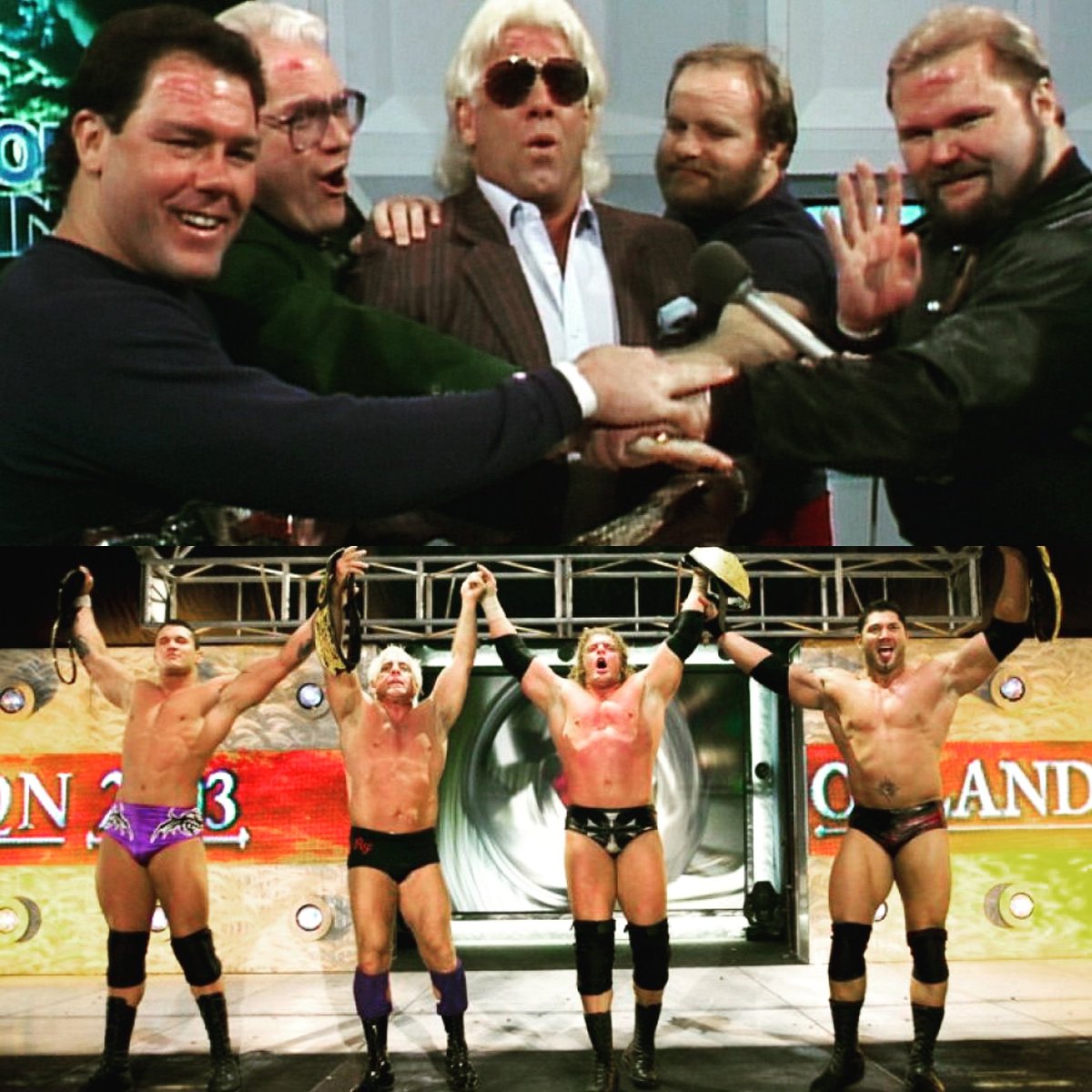 Did u prefer The 4 Horsemen or Evolution?? 🤔

#thefourhorsemen #4horsemen #ricflair #oleanderson #arnanderson #tullyblanchard #evolution #tripleh #randyorton #batista #thisisevolution #wwe #nwa #wcw #letmeknow