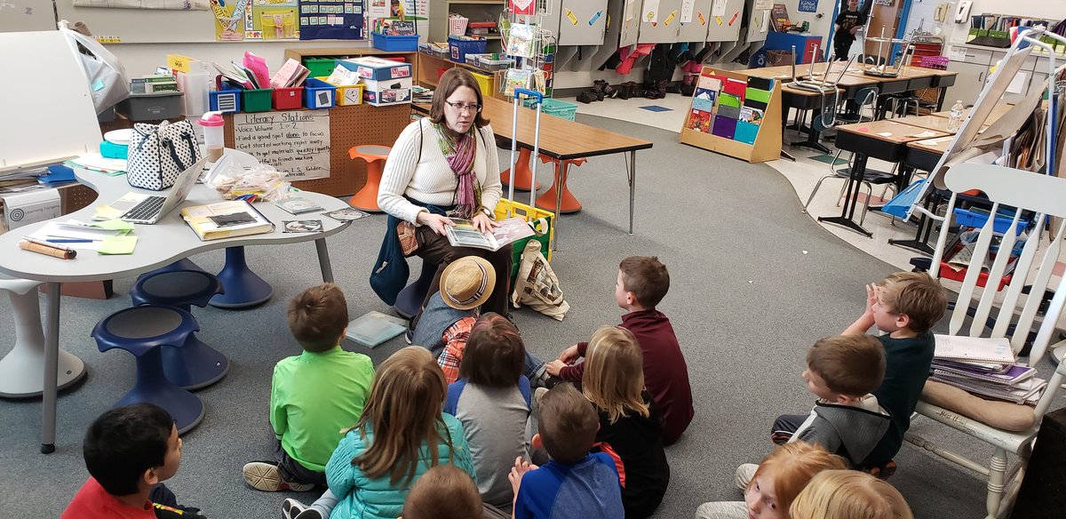DegroodMegan's tweet photo. @FountasPinnell @KMElem Our Interactive Read Alouds recently have been about diversity and travel. We are so fortunate to have Mary in our class to share her knowledge, items and travel experience to Korea and other countries. #KoMetExcellence #firstgradeexperiences #FPClassroom https://t.co/C57tQCvhCK