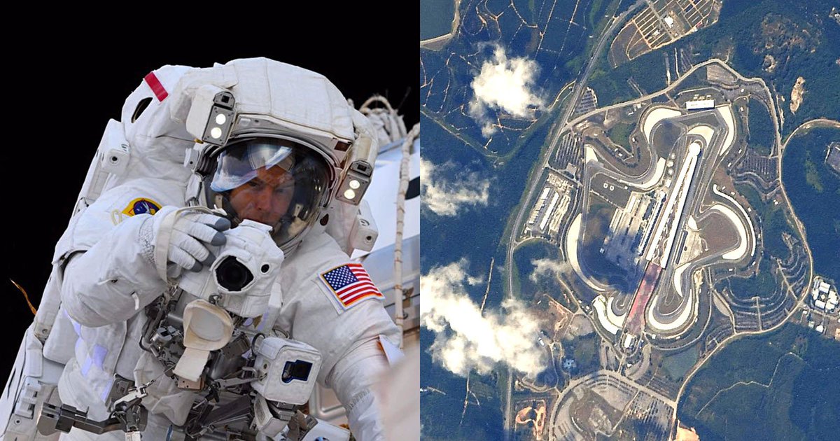 petapixel's tweet photo. This astronaut shot racetracks from space with a Nikon DSLR: https://t.co/5xgQjHyZHN https://t.co/u7ujVThZEf