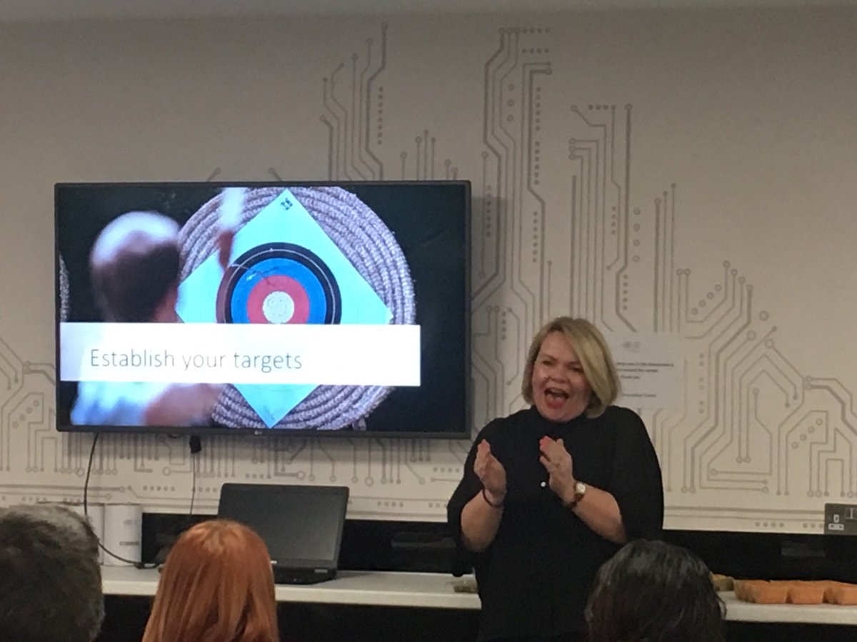 MMaryMcKenna's tweet photo. When you’re selling into the public sector, establish your targets &amp; narrow your focus down - stay away from the #sprayandpray approach - great point @paulineyau #croydongovtech https://t.co/zQ7Mpdoxs6