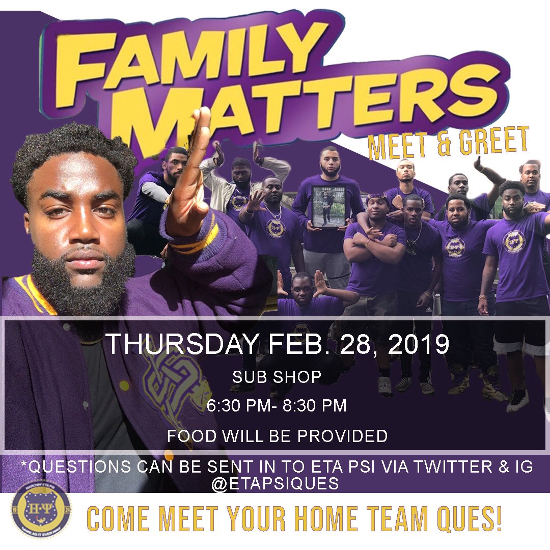 shelovemal's tweet photo. This Thursday .. come get to know ya home team QUES🤟🏾GAMES + FOOD + MUSIC🍻🍤 @6:30 in the Subshop!! SEND IN QUESTIONS‼️ go to  @etapsiques bio to submit all questions! Ask us sumn you wanna know🧬✊🏾
@etapsiques ALL QUESTIONS TO BIO
 #Fisk2019 #Fisk2020 #Fisk2021 #Fisk2022 #TSU https://t.co/8FaWL8GN35
