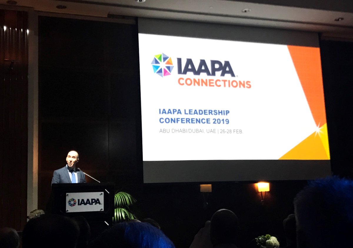 drosenberg_AQ's tweet photo. Thanks to everyone involved for a great kick off to the IAAPA Leadership Conference 2019 in Dubai. #IAAPALC19 @IAAPAHQ #IAAPAchair https://t.co/VOiOcsI0Kv