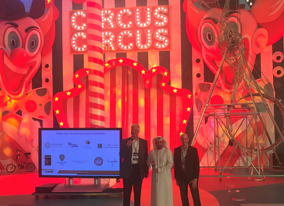 drosenberg_AQ's tweet photo. Thanks to everyone involved for a great kick off to the IAAPA Leadership Conference 2019 in Dubai. #IAAPALC19 @IAAPAHQ #IAAPAchair https://t.co/VOiOcsI0Kv