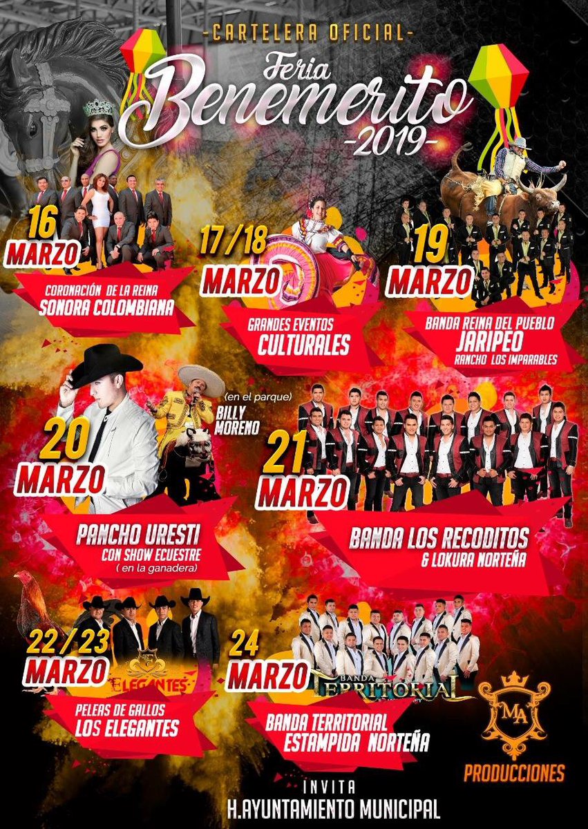 BndTerritorial's tweet photo. !! Atención CHIAPAS !!

Nos vemos este proximo 24 de Marzo en la "FERIA BENEMERITO 2019" en CHIAPAS

Con toda nuestra musica y nuestro #TourTerritorial2019

Los Esperamos....

#bandaterritorialdemonterrey #comouncampéon https://t.co/fuvoSNrhHk