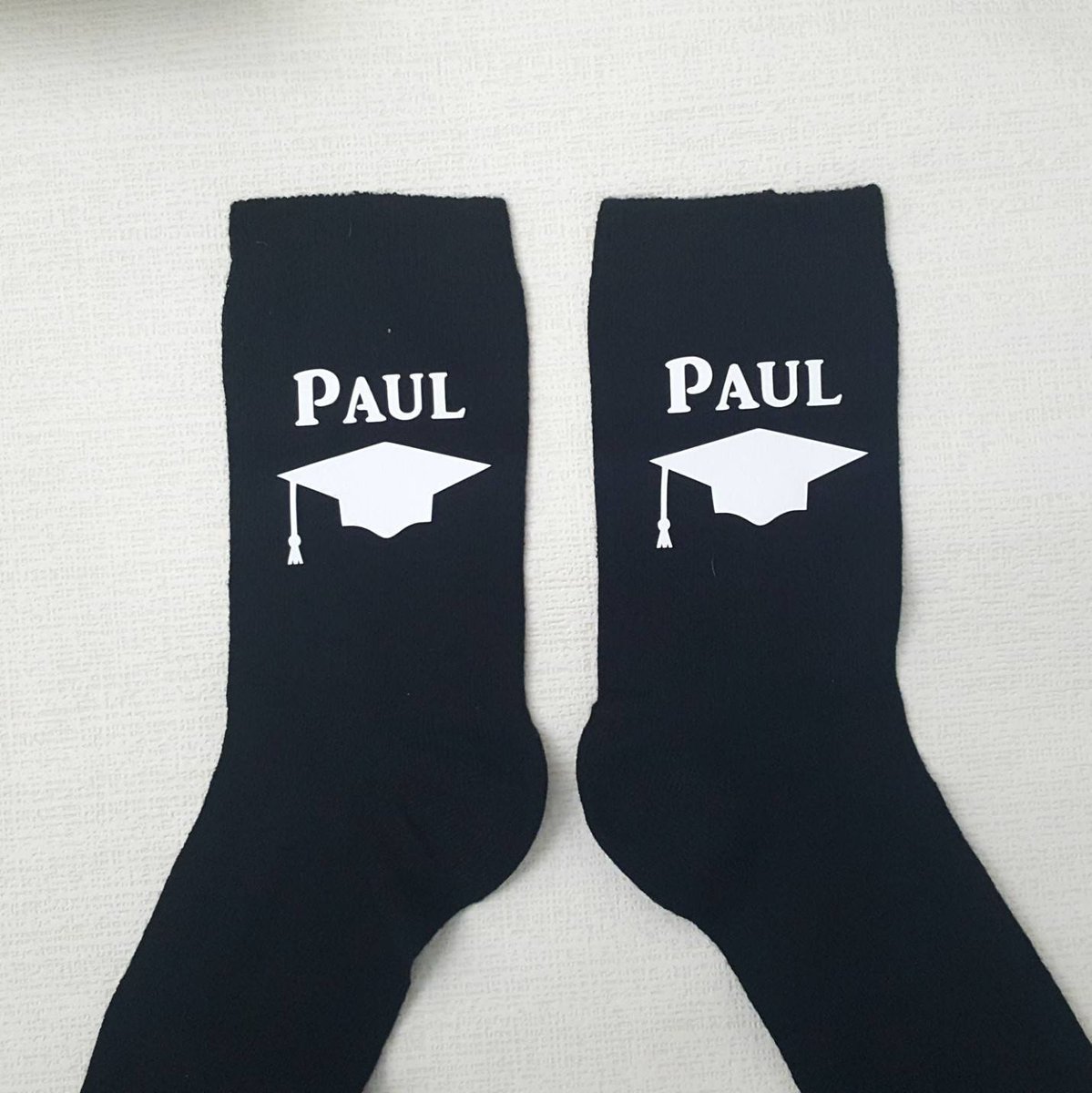handmadebydeb's tweet photo. Excited to share the latest addition to my #etsy shop: Graduation gift, graduation socks, personalised socks, gift for men, gift for boys, mortar board, college gift, university gift, sock gift https://t.co/ldSrOySCFj https://t.co/GL4DLctClp