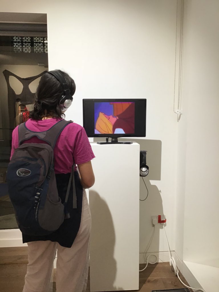 kingsartshums's tweet photo. #ArtandPhilosophy is officially now open in #BushHouseArcade until 22 March. Here’s a roundup of today’s launch by @kingsphilosophy and @KingsAHRI featuring resident artists @Becky_Brewis, #BenCain, @_ted_hunt &amp; #JortvanderLaan work on display. #KingsCulturalCommunity https://t.co/MG7QKv5vPM
