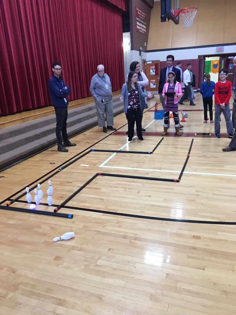 shawndutkiewicz's tweet photo. CFE hosted the @UCFSD Admin Team today for our monthly meeting. Our 5th graders facilitated some coding and robot-based activities to showcase tech used in our #cfemakerspace! Great job to @MrHirtTech and our students! https://t.co/LpKtMvtVwk