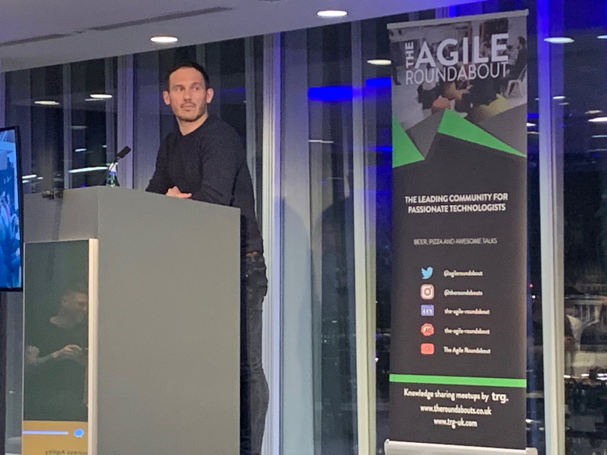 Sbramhal's tweet photo. @agile roundabout go Bateman! ⁦@Solutionsonsite⁩ #Agile https://t.co/5ZGFhosIzO