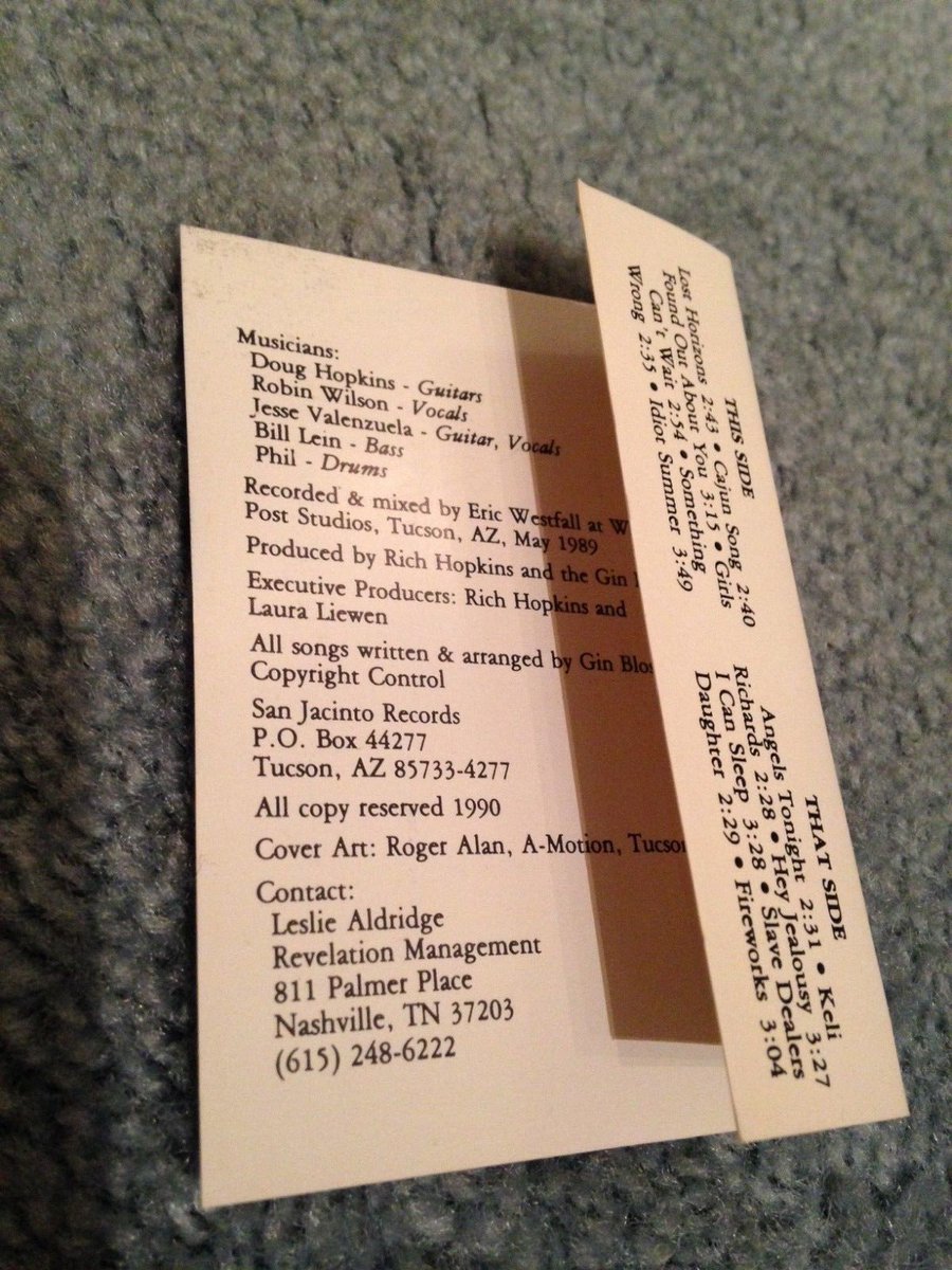 GBsArchives's tweet photo. Let's #ThrowbackTuesday old school to "Dusted" on cassette tape.

#TBT #oldschool #GinBlossoms #Dusted #80s #80smusic #cassettetape #NewMiserableExperience #UpandCrumbling #RobinWilson #DougHopkins #JesseValenzuela #BillLeen #PhillipRhodes https://t.co/81XaArTt8F