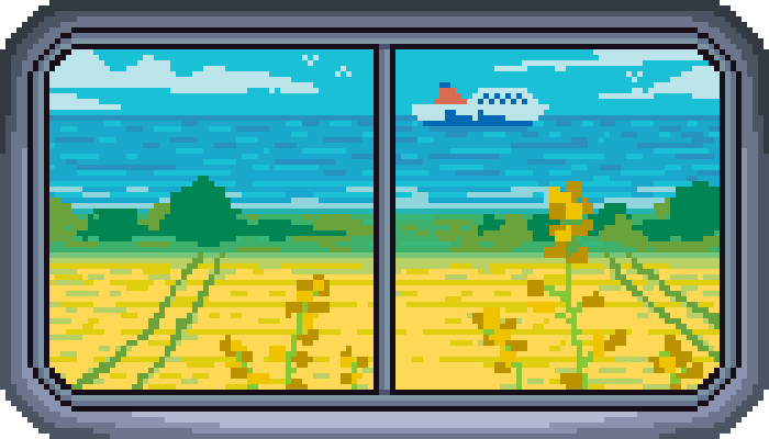 dinchenix's tweet photo. My entry for @pigeonhat #framedpixels topic: #AViewFromATrain ๐ค๏ธthis is actually the view from my home, looking at the #balticsea, which I miss more and more everyday https://t.co/aKaYZMWjBb