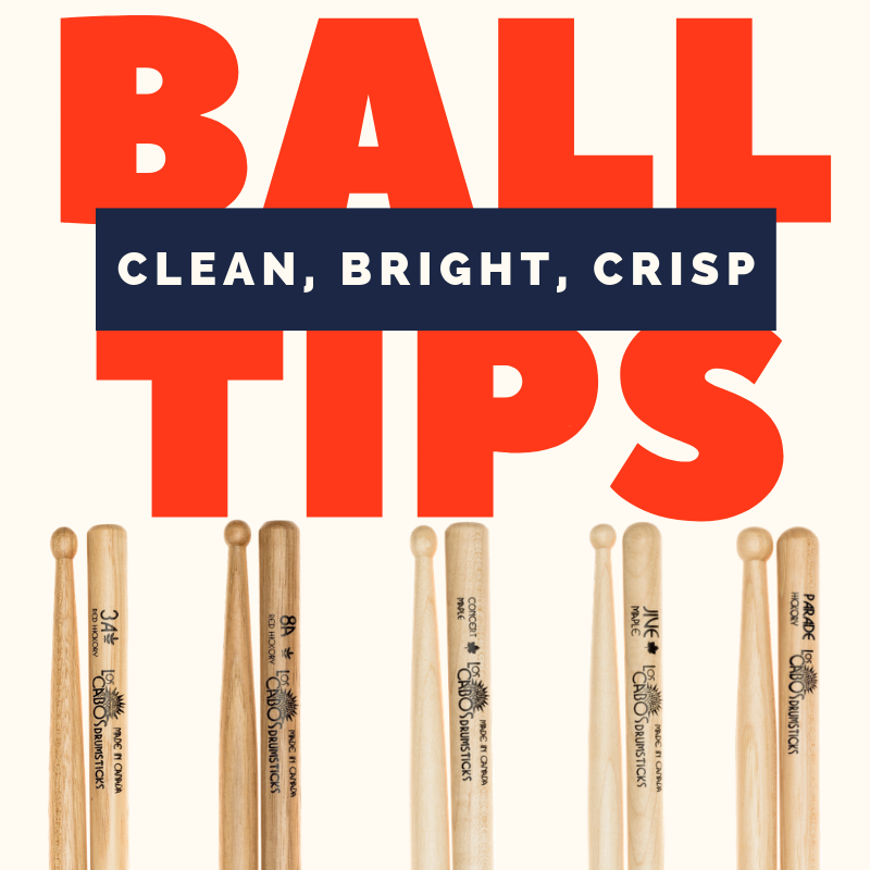 loscabossticks's tweet photo. Ball tips create a clean, bright, crisp sound; and are especially popular for orchestral and gospel music! Learn more about each model, and listen to them in action at https://t.co/Wv0YSjzUwJ
*
*
*
#LosCabosDrumsticks #DrumFam #DrumLife #DrumGear #Drumsticks #BallTips https://t.co/9EQPulkBsz