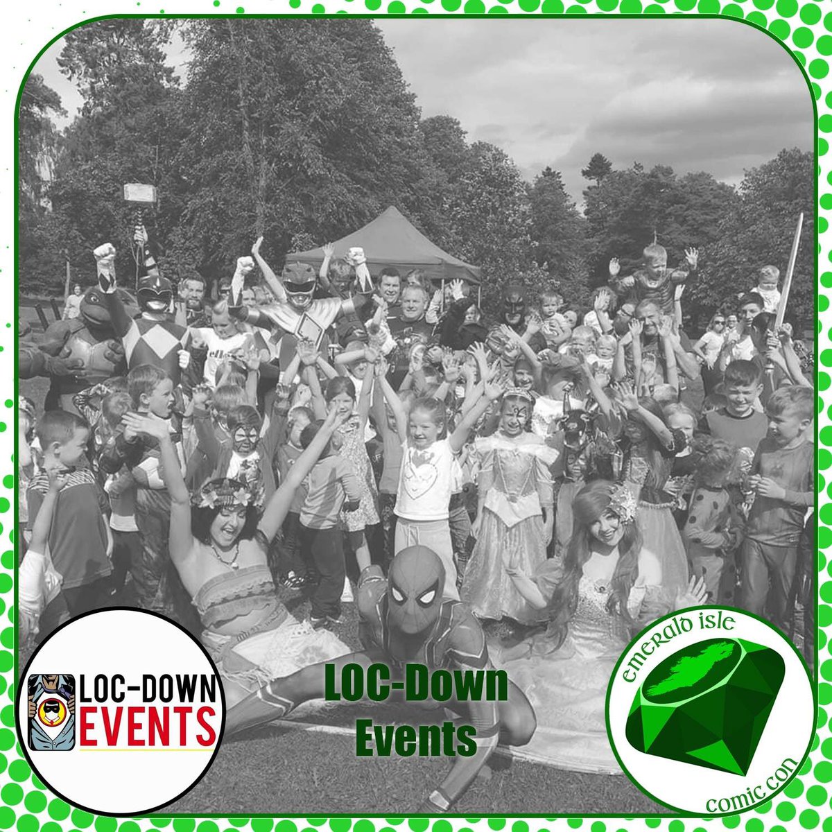 EmeraldIsleCC's tweet photo. Joining us at Emerald Isle Comic Con on 11th & 12th May 2019 at South13, Belfast will be @LOC_Downevents
The guys will be running their Superhero Academy to entertain both young and old!
Tickets can be purchased through the website via Eventbrite or PayPal
#EICC #LOCDownEvents https://t.co/IPqJlJn8TE