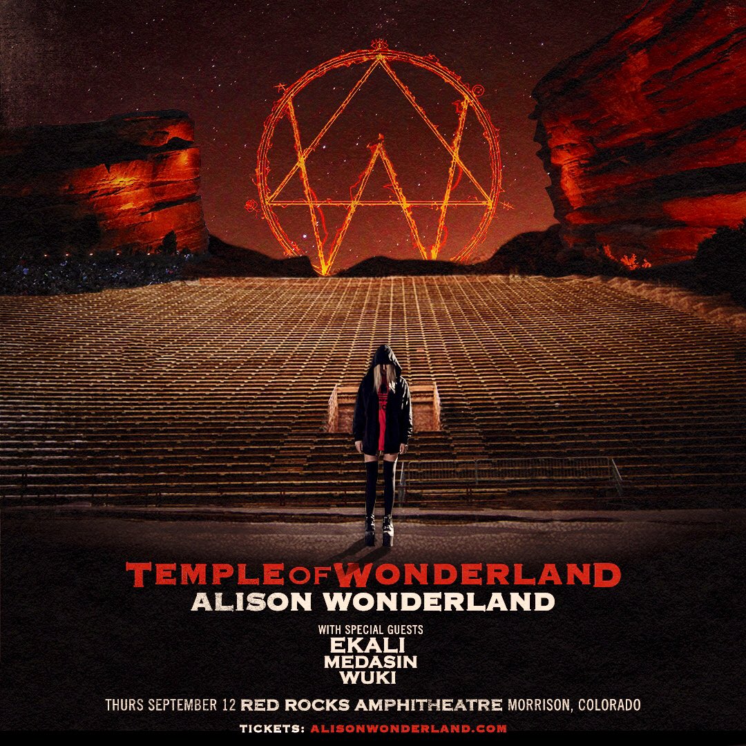 Alison Wonderland Headlining Red Rocks Poster