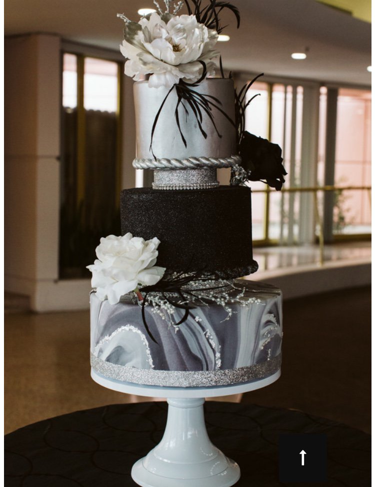 AdrianneKeen's tweet photo. Things I did: THAT! 
📸: @hernameisgretchen 
Planner: @vsievents 
Loved working with everyone! 
#SumthinSweet #Cake #Wedding #WinterWedding #TacariWeddings #Local #Love #CakeDecorating #Design #Elegant #Classy #BlackAndWhite #Formal https://t.co/RxUWeYsDrh