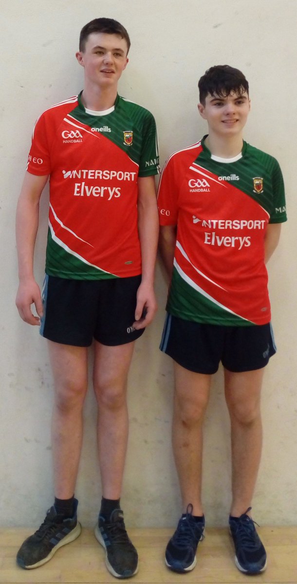 Congrats to Michael Gilmartin and Eoin Fox who won the 40 x 20 Handball Championship Connacht Finals at the weekend. The boys now go through to the All-Ireland series against Ulster opponents. Both are members of the Bofield Handball Club.