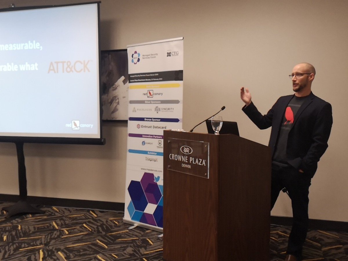 CtgIntelligence's tweet photo. Great presentation on the #MDR of the future by @redcanaryco CTO and CoFounder Keith McCammon at the https://t.co/71sGUZgZXZ #denversec #mss #msp #channelsec #cybersecurity #redcanary https://t.co/xz2dnaN03C