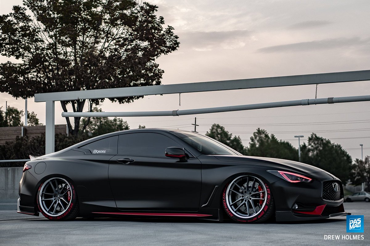 PASMAG's tweet photo. Nick's Infiniti Q60 sits on GT-R struts and a custom air suspension setup. https://t.co/bK58D8ElRm
#pasmag #tunerbattlegrounds #stancecon #infiniti #q60 #ams #powerproengineering #vertini #michelin #teiracing #gtr #airride #emmtuning #strictlybusiness #carbonenvisions https://t.co/lt8D00xndK