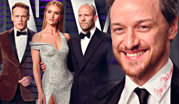BritishBFs's tweet photo. ICYMI: James McAvoy, Nicholas Hoult, Sam Heughan, Jason Statham with Rosie, Gerard Butler and all british boys at the  2019 Vanity Fair Oscar Party  #oscars2019 
https://t.co/SZkgKngi8q https://t.co/HoTV5Wyu3Z