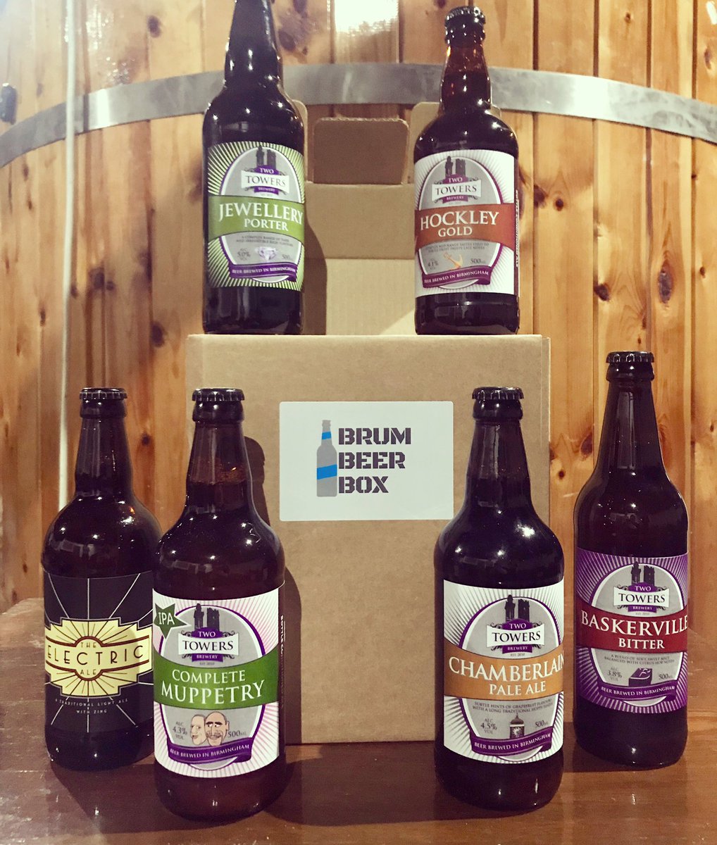 REVEALED! #BrumBeerBox first subscription box is now available! Support @twotowersbrewery and more #Birmingham breweries today! #independentbirmingham #craftbeer #BrumHour brumbeerbox.co.uk