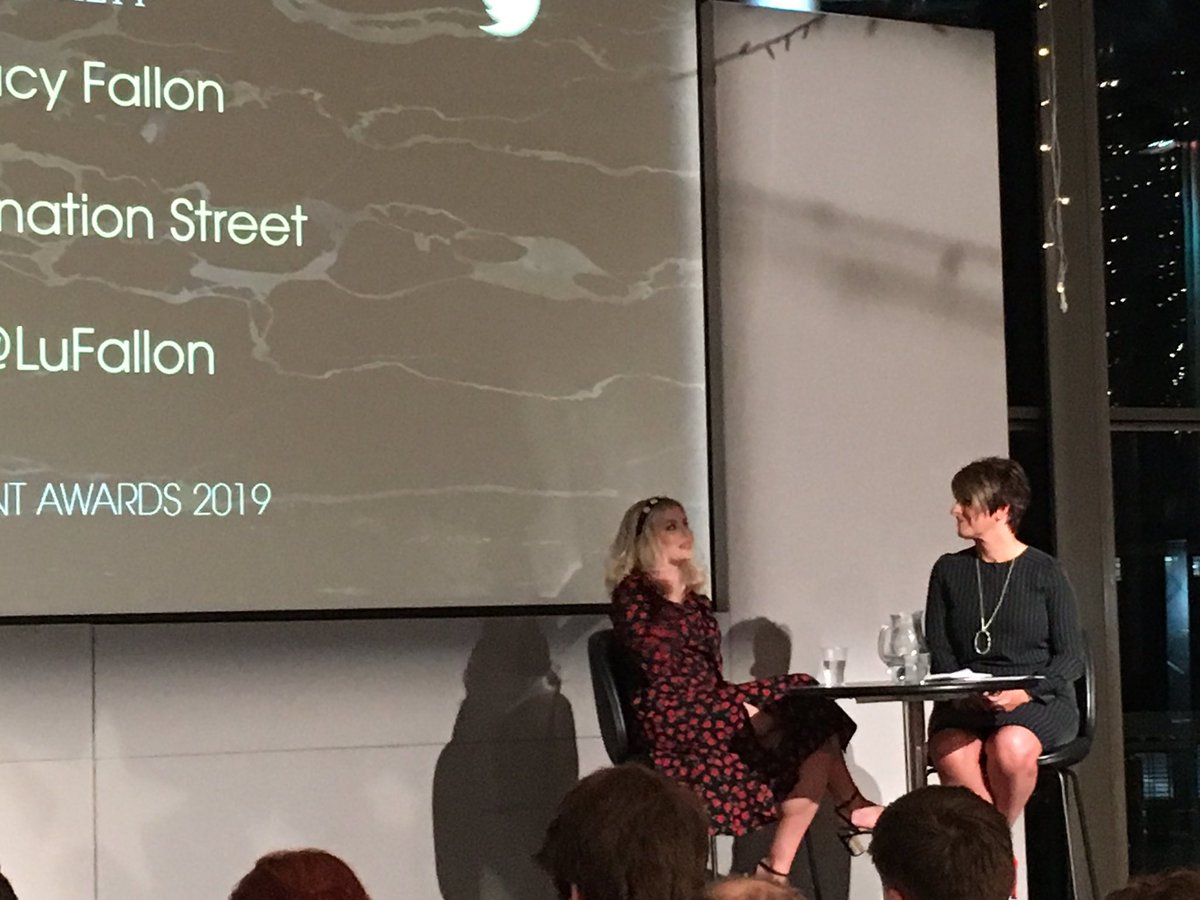 Debra_BATAR's tweet photo. #rtsnw Lucy Fallon in conversation #studentawards https://t.co/Wot1Mlh81B