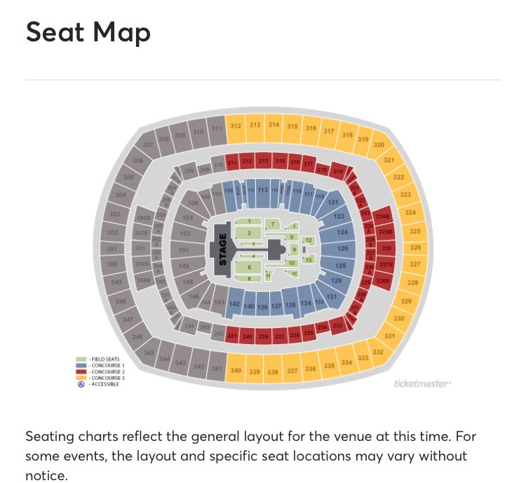 Metlife Seating Chart Bts