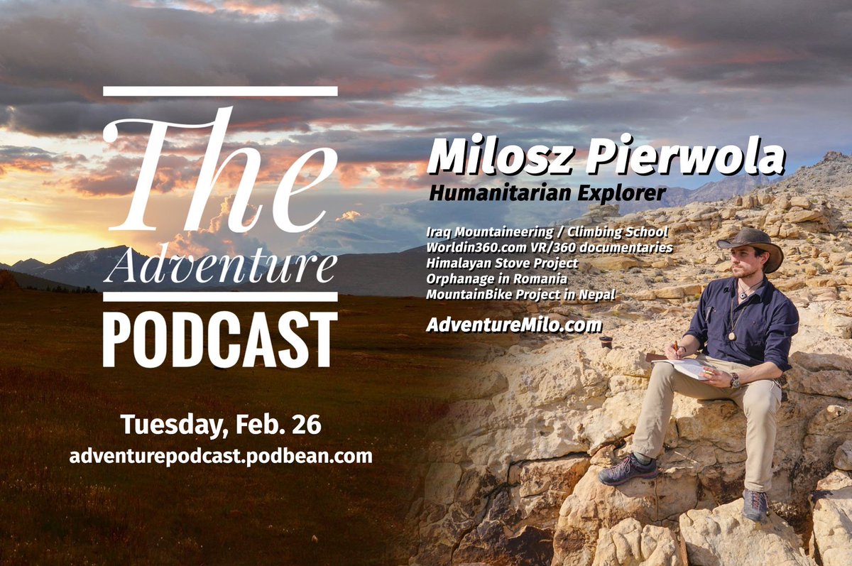AdventureMilo's tweet photo. Sat down with @kungfujedi and talked about plans for Iraq, strategy for becoming a professional humanitarian explorer, and figuring out how to help people and live the life I fantasized about as a kid - plus lots more.
LISTEN BELOW
https://t.co/uiqd9q9bp5
also, FREE STUFF! https://t.co/nJ3Ldny9QR