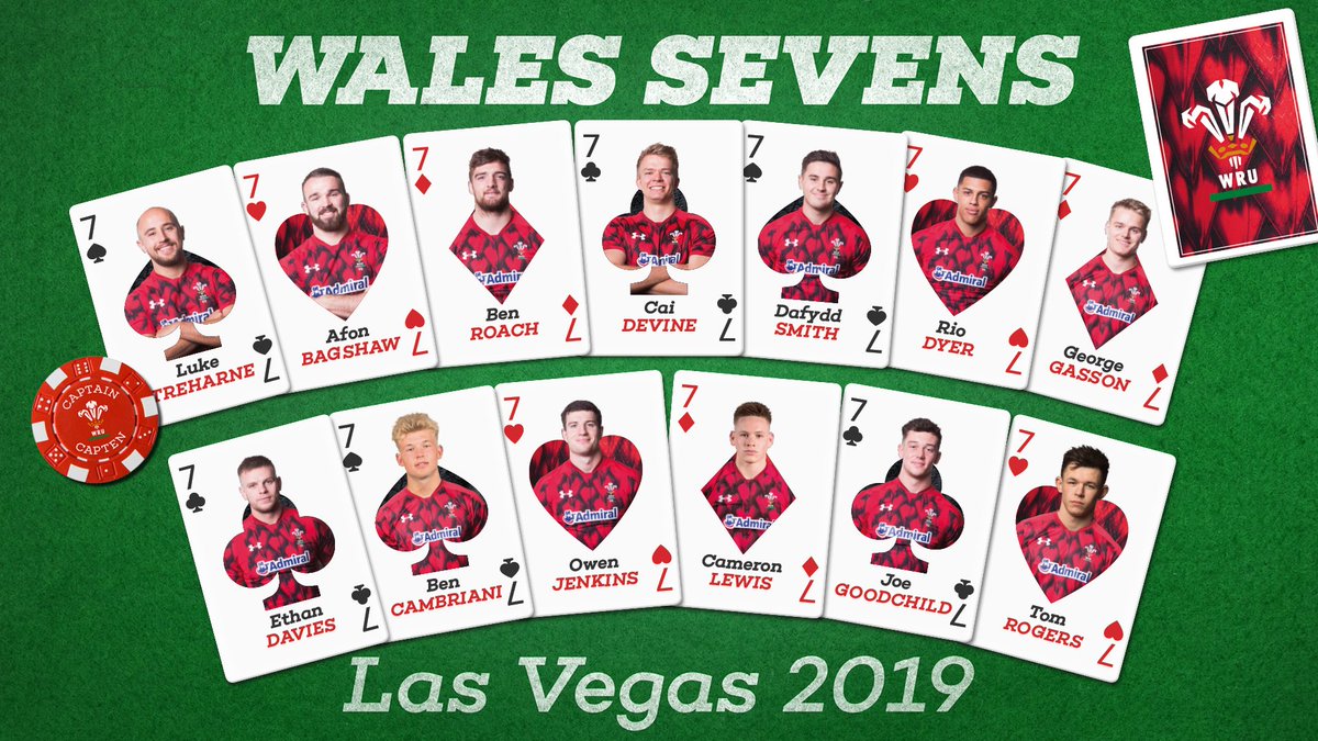 Wales have bolstered their squad with new and experienced players for the North American leg of @WorldRugby7s - starting this Friday in Las Vegas ♣️ bit.ly/2Ntkpfn #USA7s