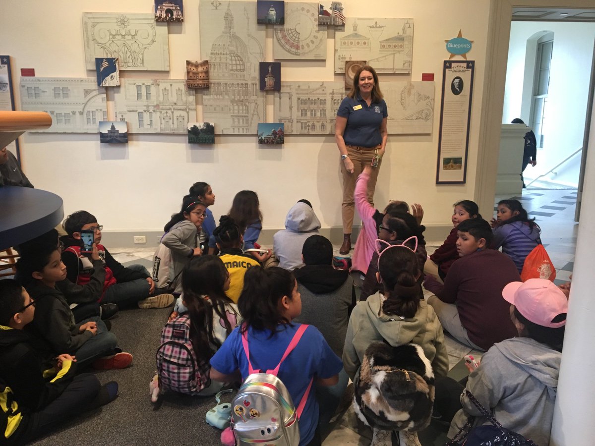 MsRodriguezSATX's tweet photo. Our fourth graders loved having the opportunity to visit the capital today in Austin, TX! 🤘🏽 https://t.co/udmfjKYA7i
