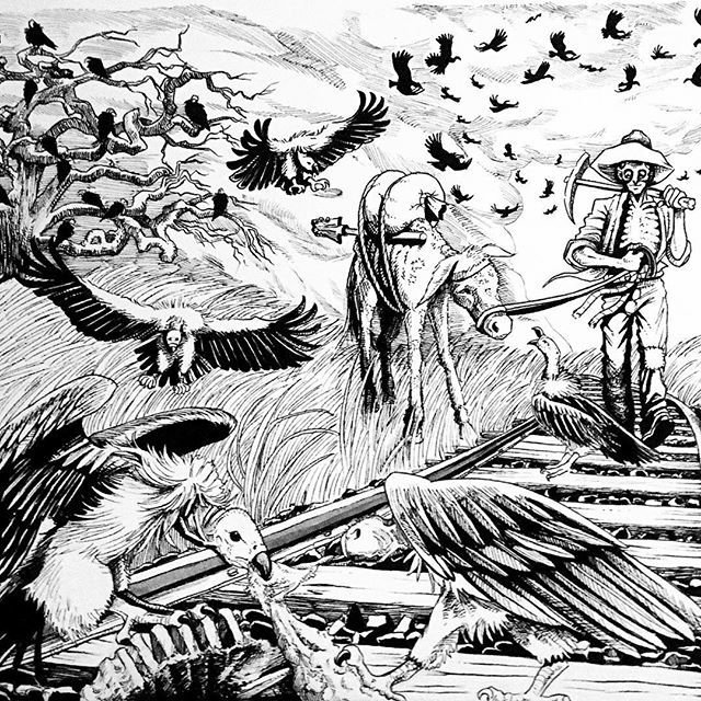 Concept art for a future project by Larry Soileau.